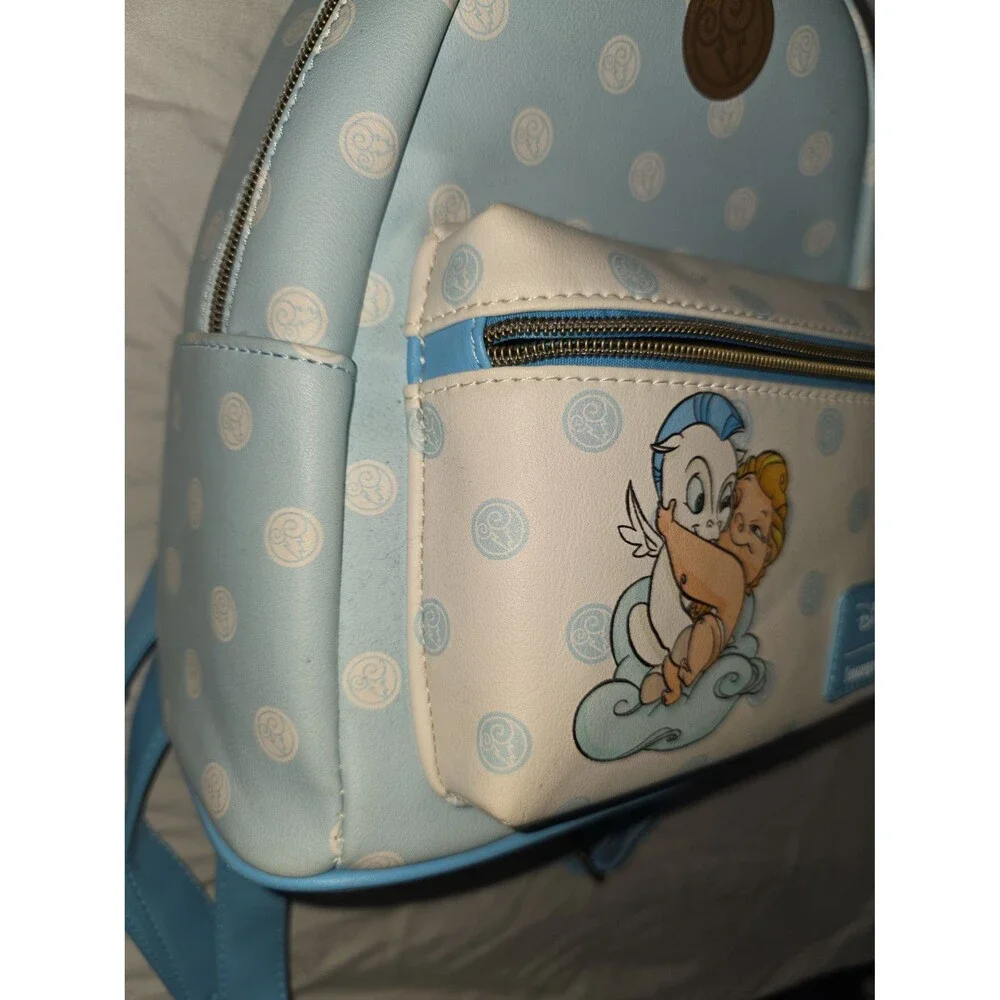 Loungefly Like new Disney hercules and pony mini backpack bookbag bag tote!